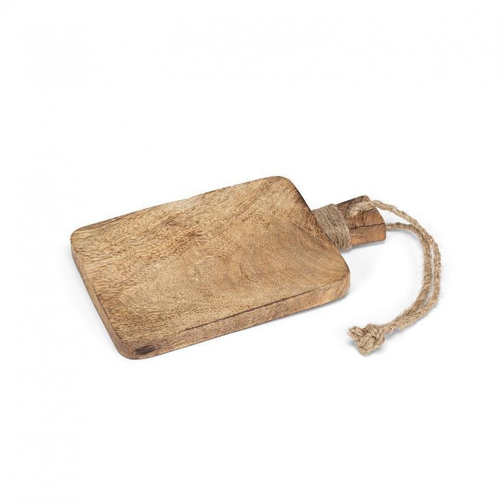 AB-43-TRINITY-190-Q01 8 in. Small Board with Handle & Cord Tray, Natural