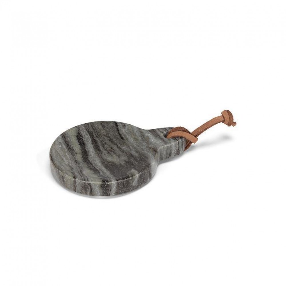Picture of MDR Trading AB-33-BRASSERIE-001-BLK 5 in. Round & with Loop Spoon Rest, Black