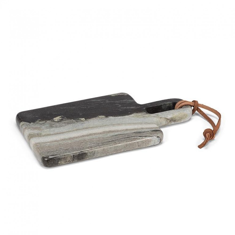 Picture of MDR Trading AB-33-BRASSERIE-002-BLK 9.75 in. Rectangle with Loop Cheese Board, Black