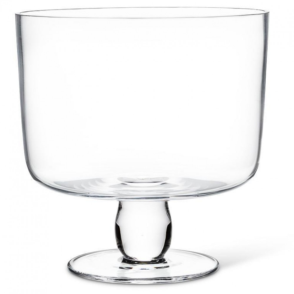 AB-27-TRIFLE-843 8 in. Pedestal Trifle Bowl, Clear