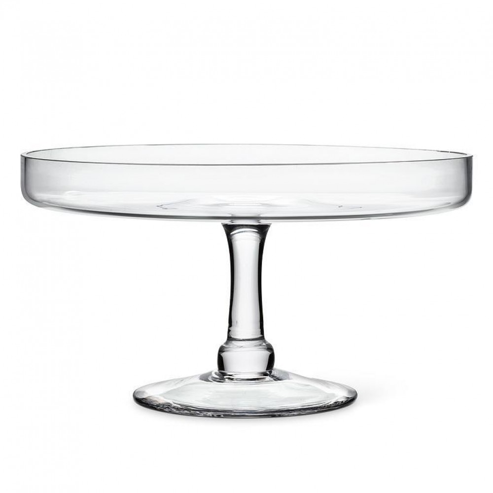 Picture of MDR Trading AB-27-GATEAU-879 5.5 in. Pedestal with Rim Cake Stand, Clear