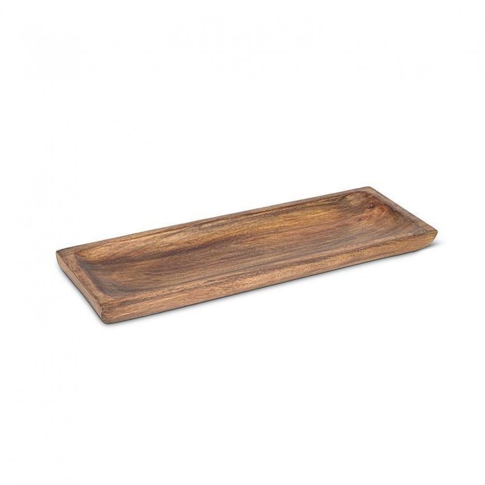 AB-47-FARMHOUSE-024-Q01 20 in. Medium Rectangle Shallow Bowl, Natural