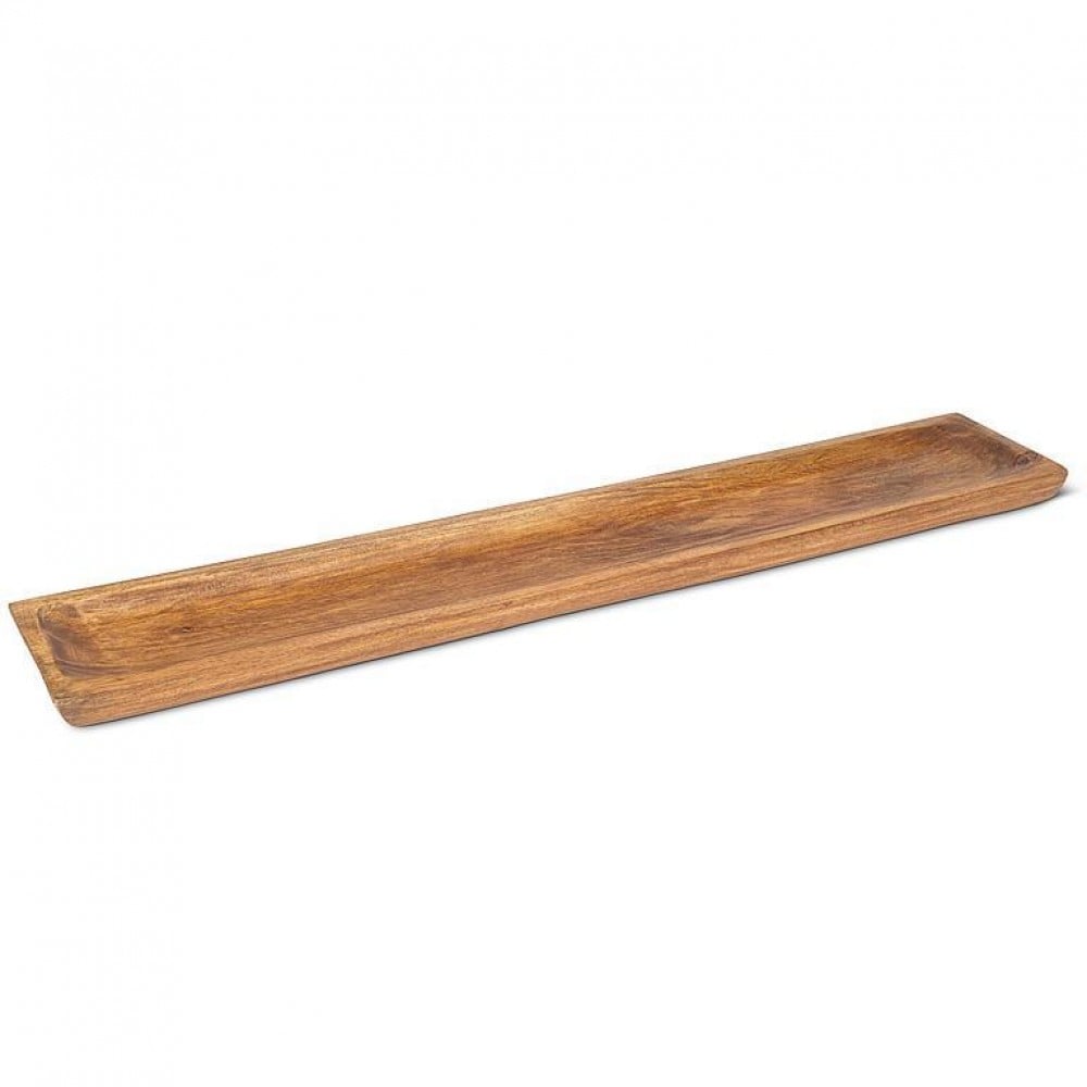 AB-47-FARMHOUSE-032-Q01 37 in. Long Slim Rectangle Bowl, Natural - Extra Large