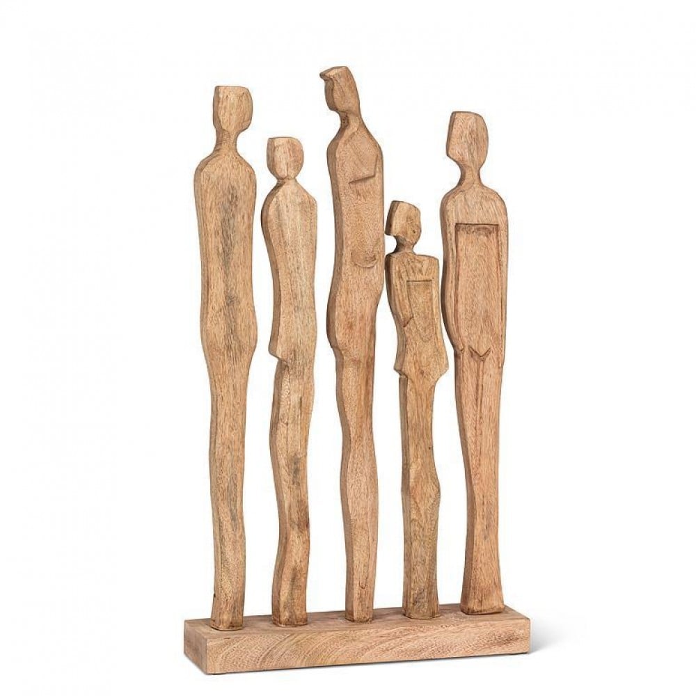 AB-55-ARTIFACT-213 25 in. Group of Five Sculpture, Natural