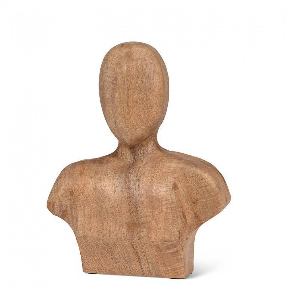 AB-55-ARTIFACT-049 15 in. Basic Torso Sculpture, Natural