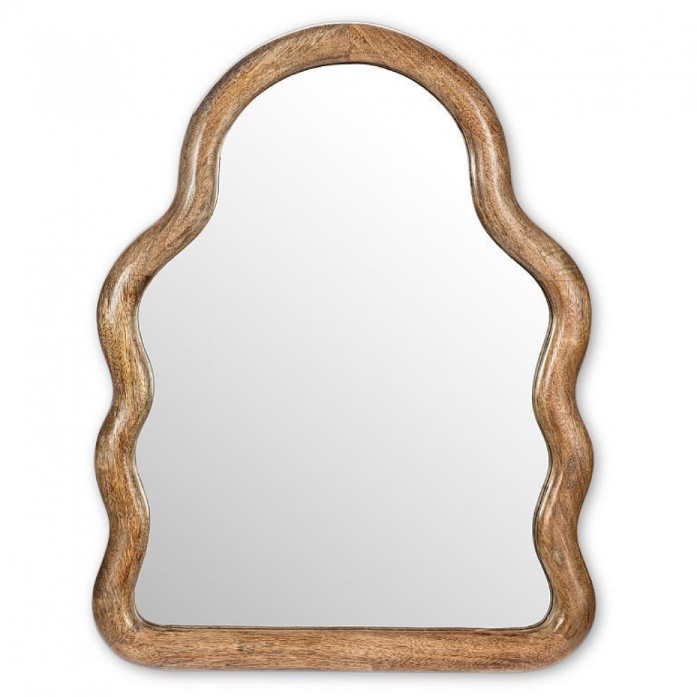 AB-59-REFLECT-201 20 in. Large Freeform Mirror, Mirror & Natural