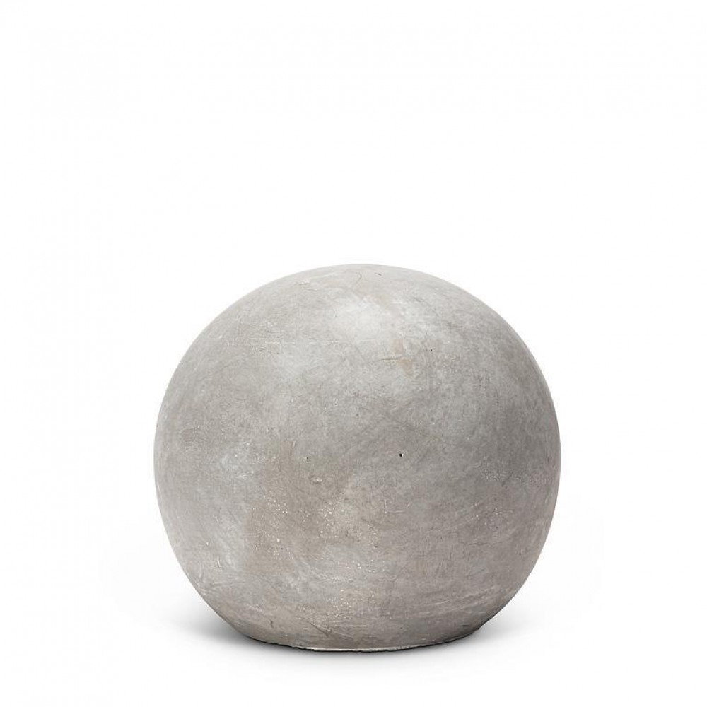 AB-27-APOLLO-001-SM 2.75 in. Small Sphere Garden Sculpture, Gray
