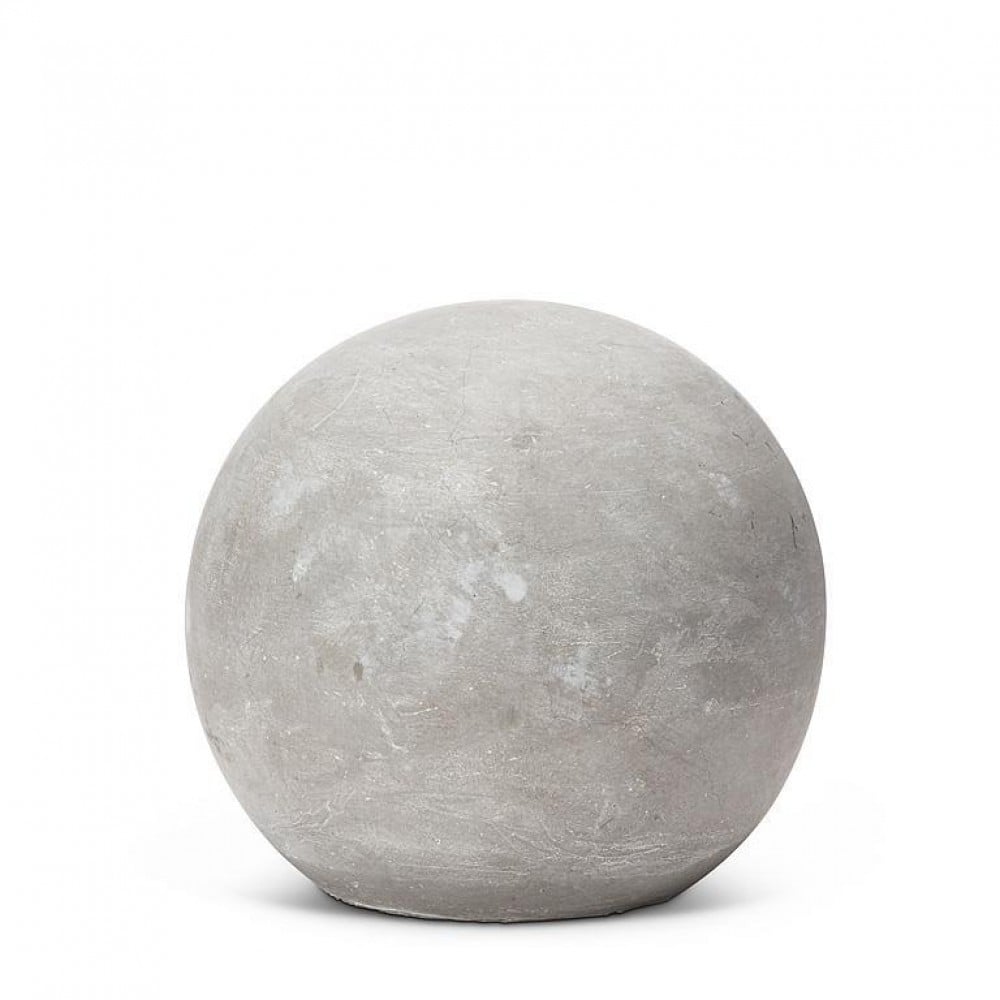 AB-27-APOLLO-001-MD 3.5 in. Medium Sphere Garden Sculpture, Gray