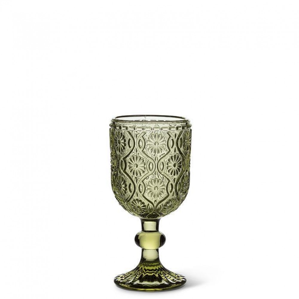 Picture of MDR Trading AB-27-SHASTA-CORD-Q01 4 in. Daisy Cordial Glass, Olive