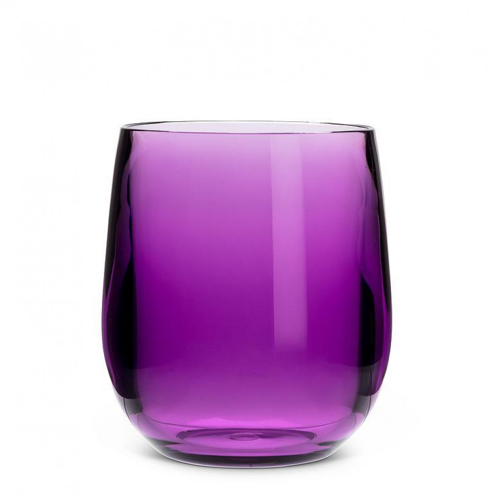 Picture of MDR Trading AB-27-JEWEL-PUR-Q01 12 oz Heavy Tumbler Glass, Purple