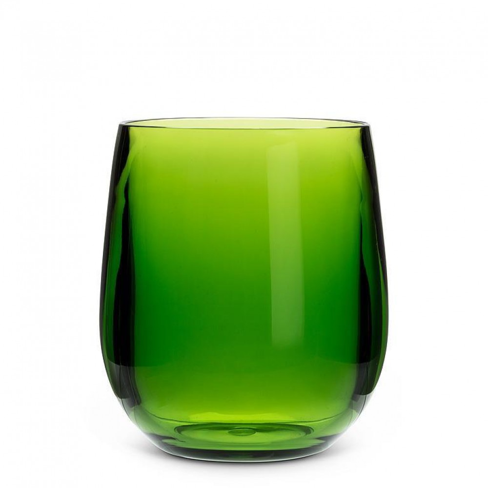 Picture of MDR Trading AB-27-JEWEL-GRN-Q01 12 oz Heavy Tumbler Glass, Green