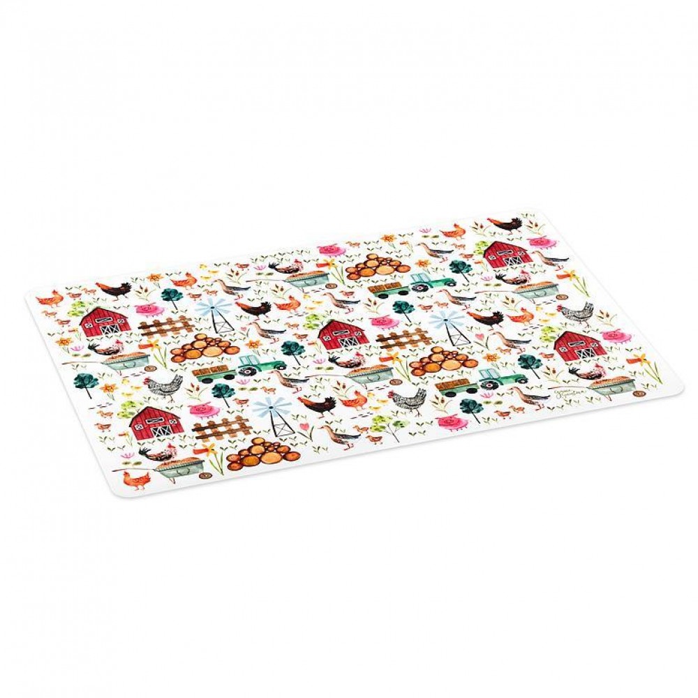 Picture of MDR Trading AB-27-TABLEMAT-MACDONALD-Q01 13 x 18 in. Barnyard Placemat, Multi Color