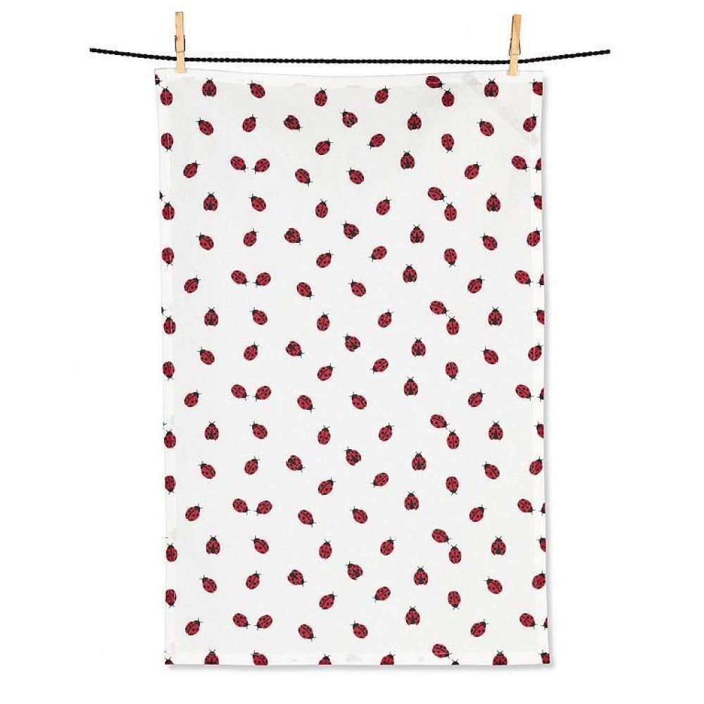 Picture of MDR Trading AB-56-VT-AB-234 18 x 28 in. Ladybugs Tea Towel, Red & Black