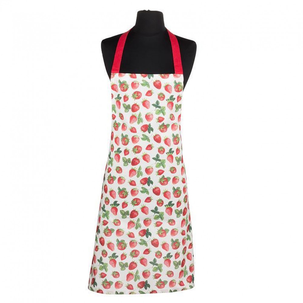 Picture of MDR Trading AB-56-AP-BERRYFARM 31 in. Strawberries Apron, Red & Green