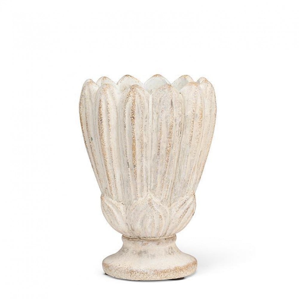 AB-27-JULIANNA-100-SM 7 in. Tulip Shaped Planter, Gray - Small