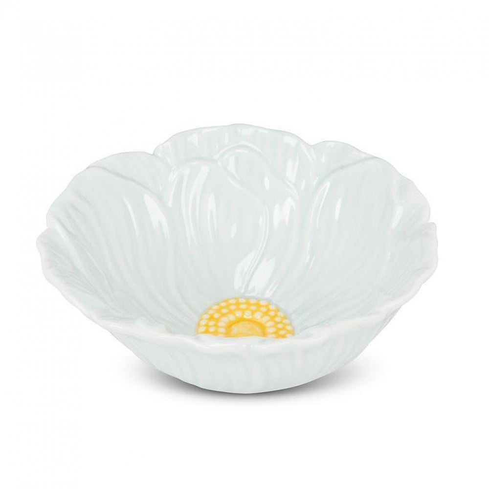 AB-27-BLOOM-BLU-Q01 4 in. Small Flower Dish, Pale Blue