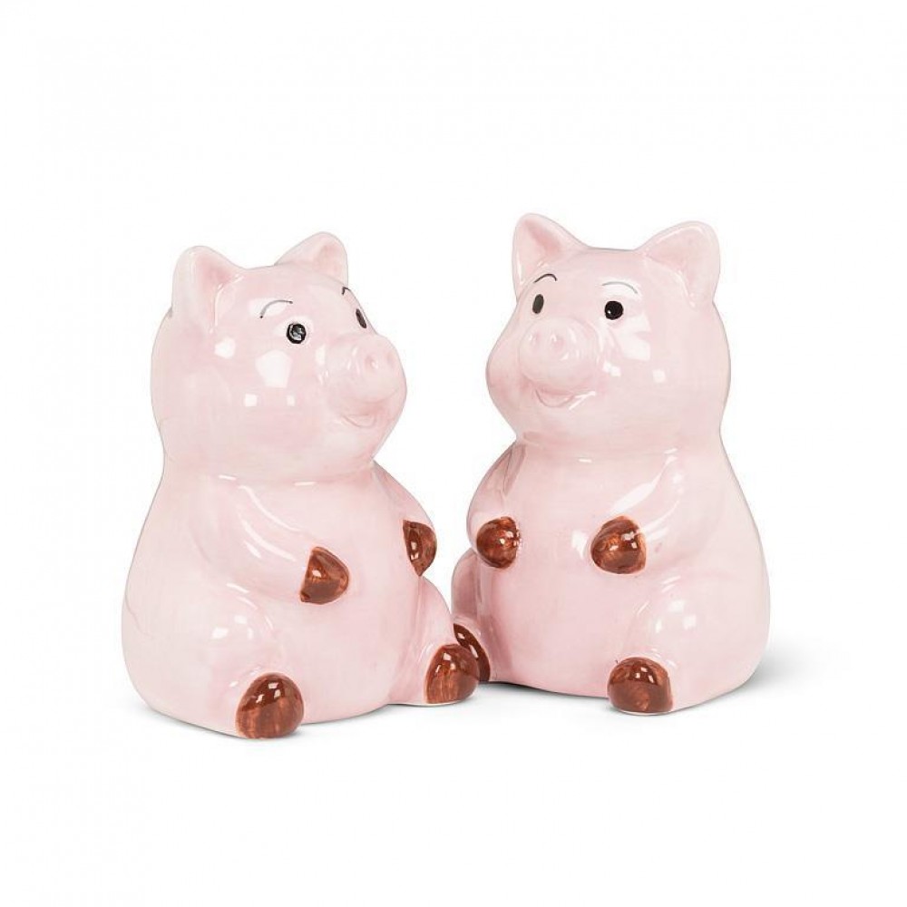 Picture of MDR Trading AB-27-PIGGY-SP 3 in. Piggies Salt & Pepper Shaker, Pink
