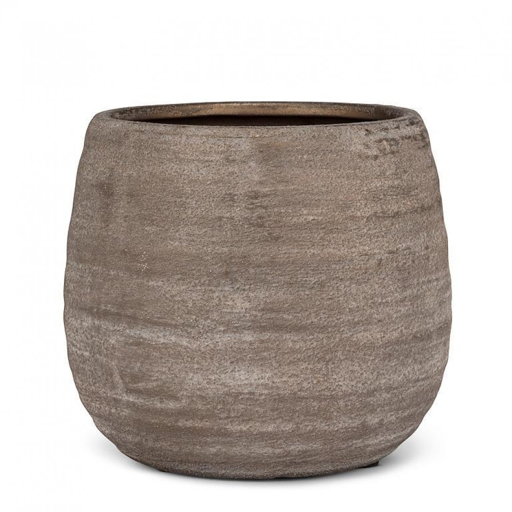 AB-27-SANDY-138-BRONZE Coarse Texture Planter, Bronze