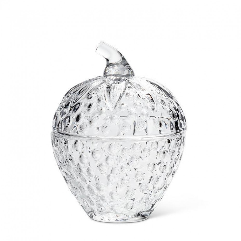 Picture of MDR Trading AB-27-SMUCKER-823-Q01 4 in. Strawberry Shape with Lid Jam Jar, Clear
