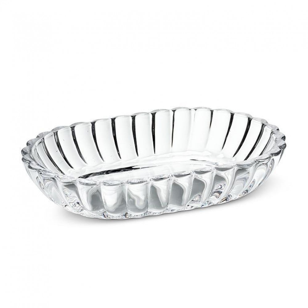 AB-27-SUDS-213-Q01 5.5 in. Oval Optic Flared Soap Dish, Clear