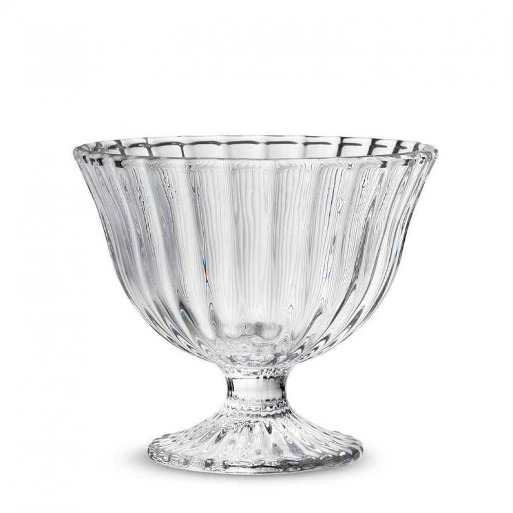 AB-27-RIDGEWAY-313-Q01 4 in. Flared Optic Pedestal Small Bowl, Clear