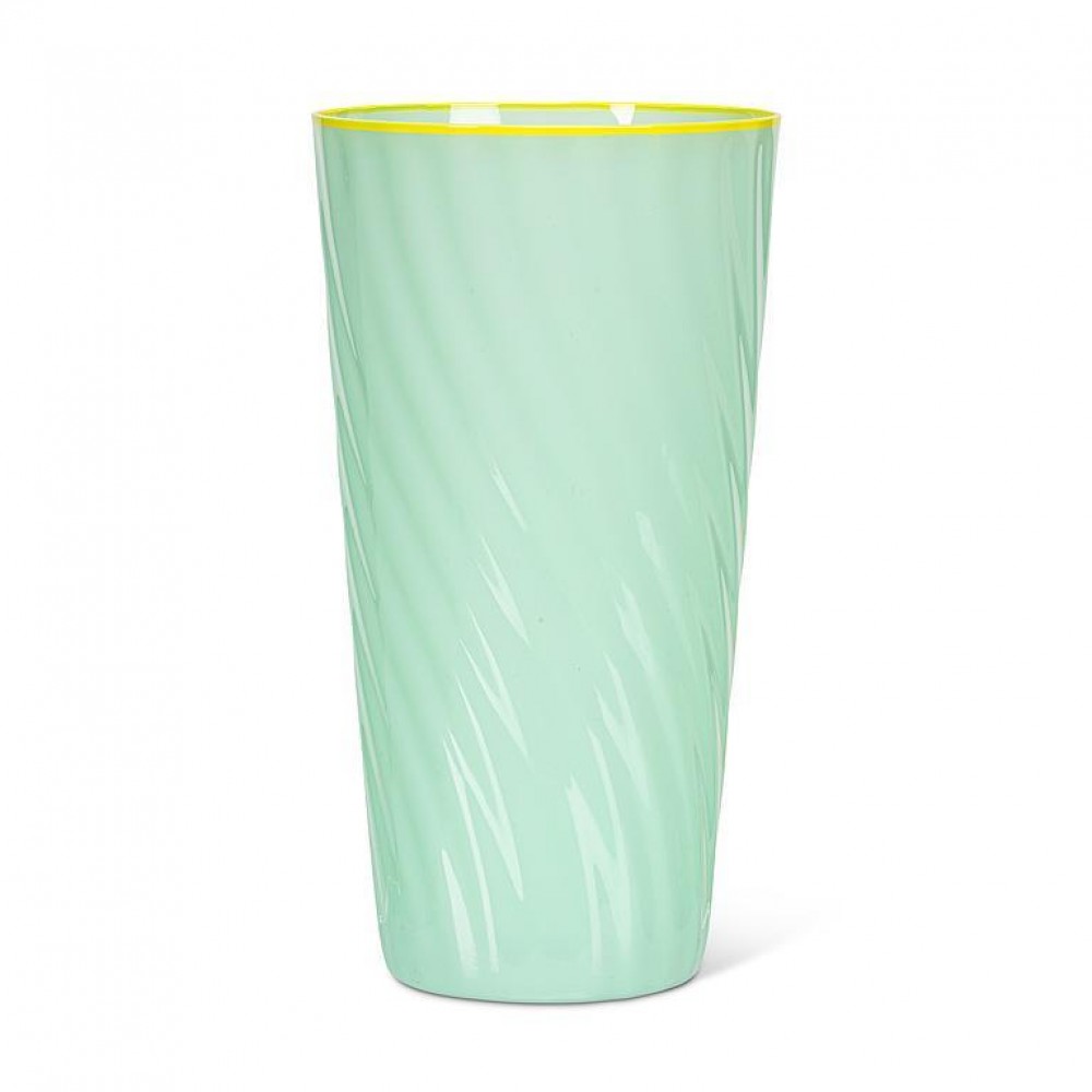 Picture of MDR Trading AB-27-FRESHIE-GRN-Q01 20 oz Spiral Highball Glass, Pale Green