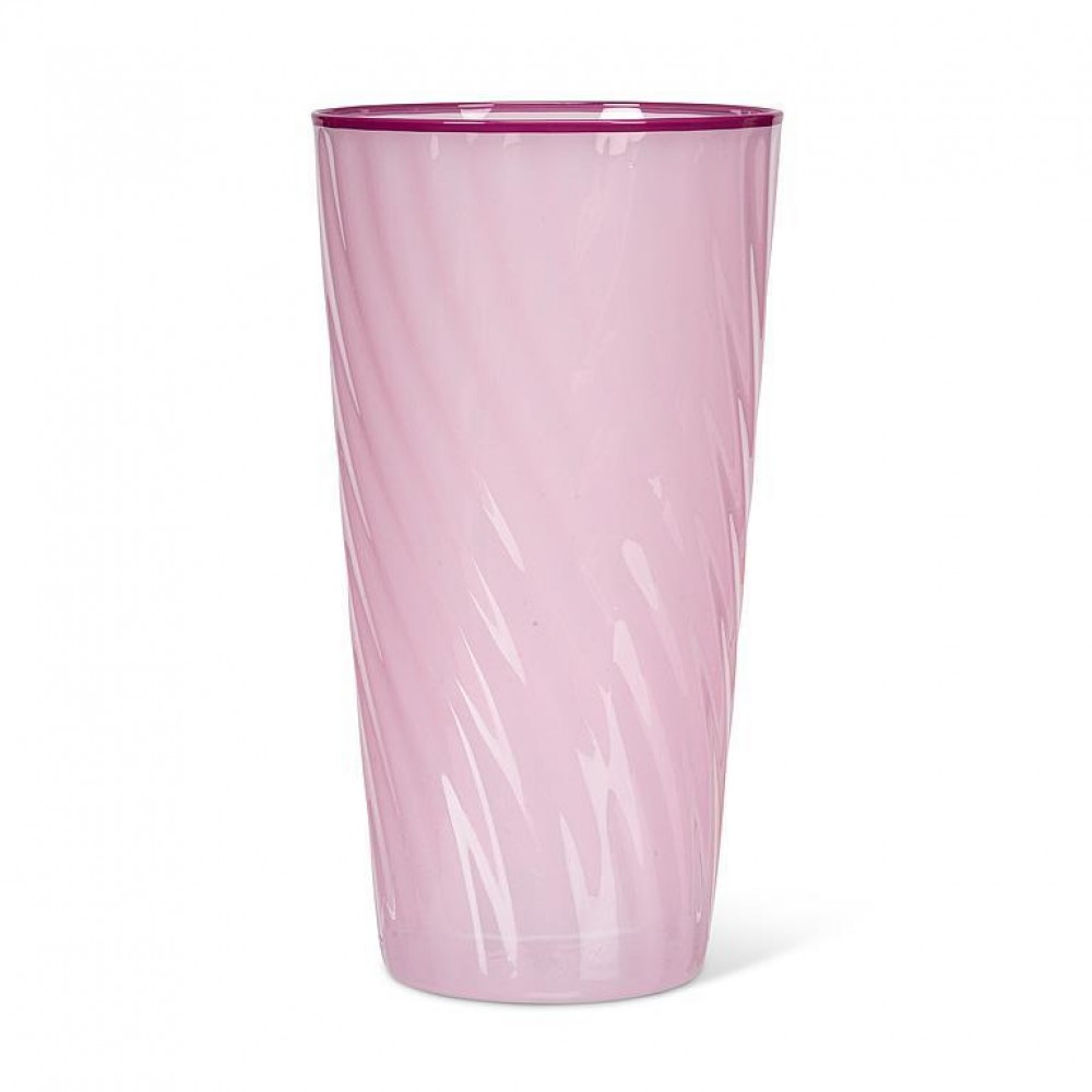 Picture of MDR Trading AB-27-FRESHIE-PNK-Q01 20 oz Spiral Highball Glass, Pink