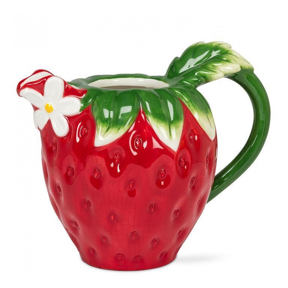 Picture of MDR Trading AB-27-CAMPANIA-097 28 oz Small Strawberry Jug, Red & Green