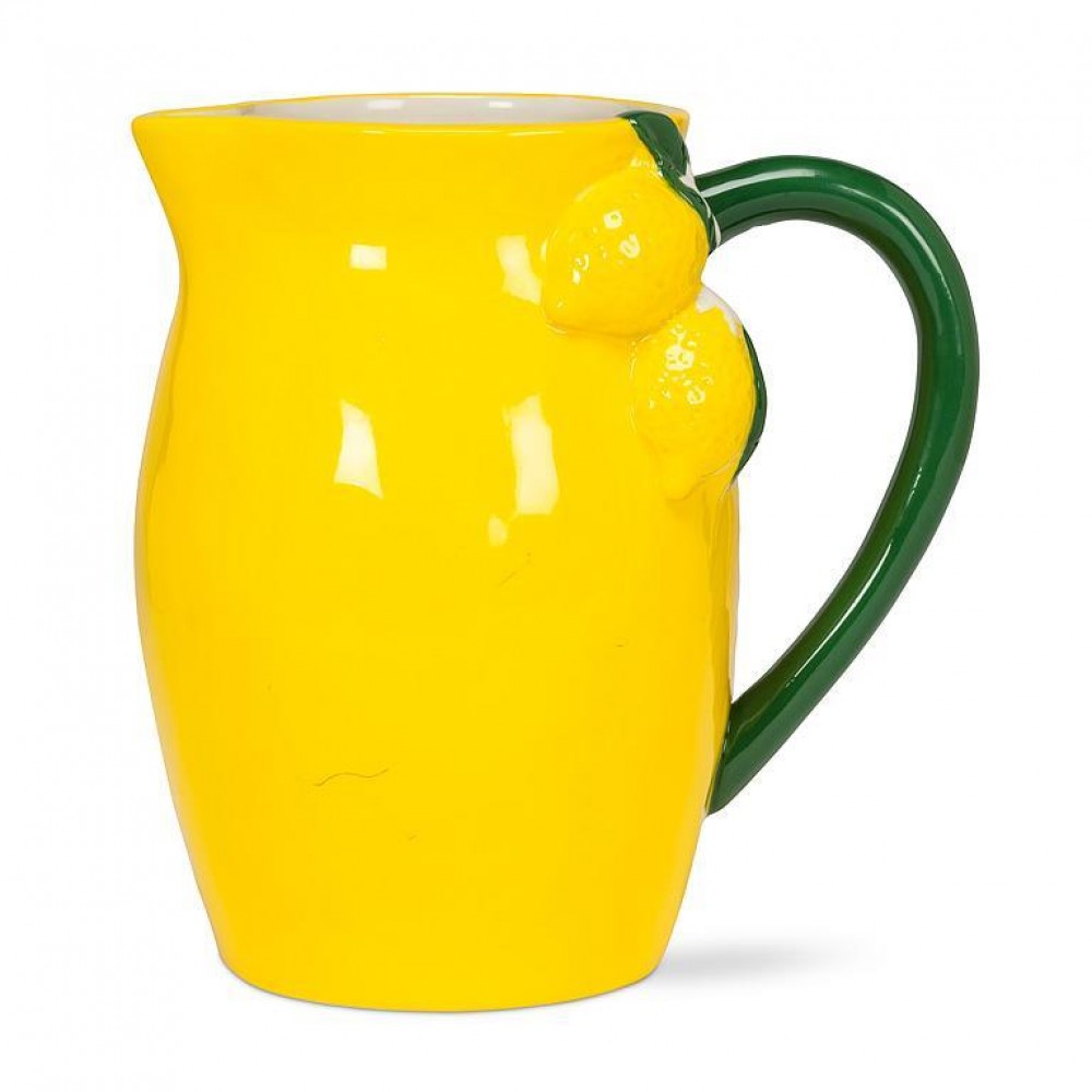 Picture of MDR Trading AB-27-CAMPANIA-182 42 oz Lemon Jug, Yellow