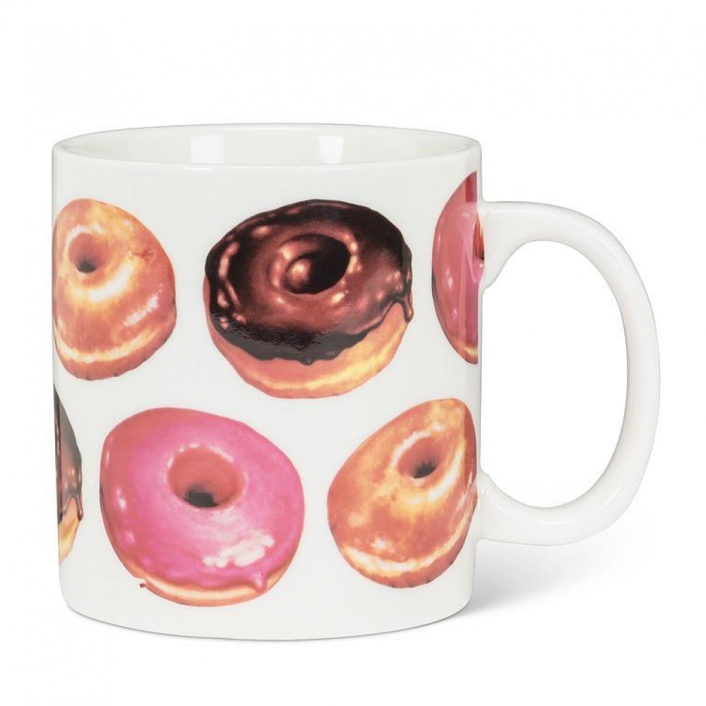 Picture of MDR Trading AB-27-MUG-DONUT-Q01 16 oz Glazed Donuts Mug, Pink & Brown