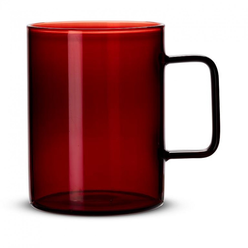 Picture of MDR Trading AB-27-VIDRIO-129-RED-Q01 16 oz Straight Sided Modern Mug, Red