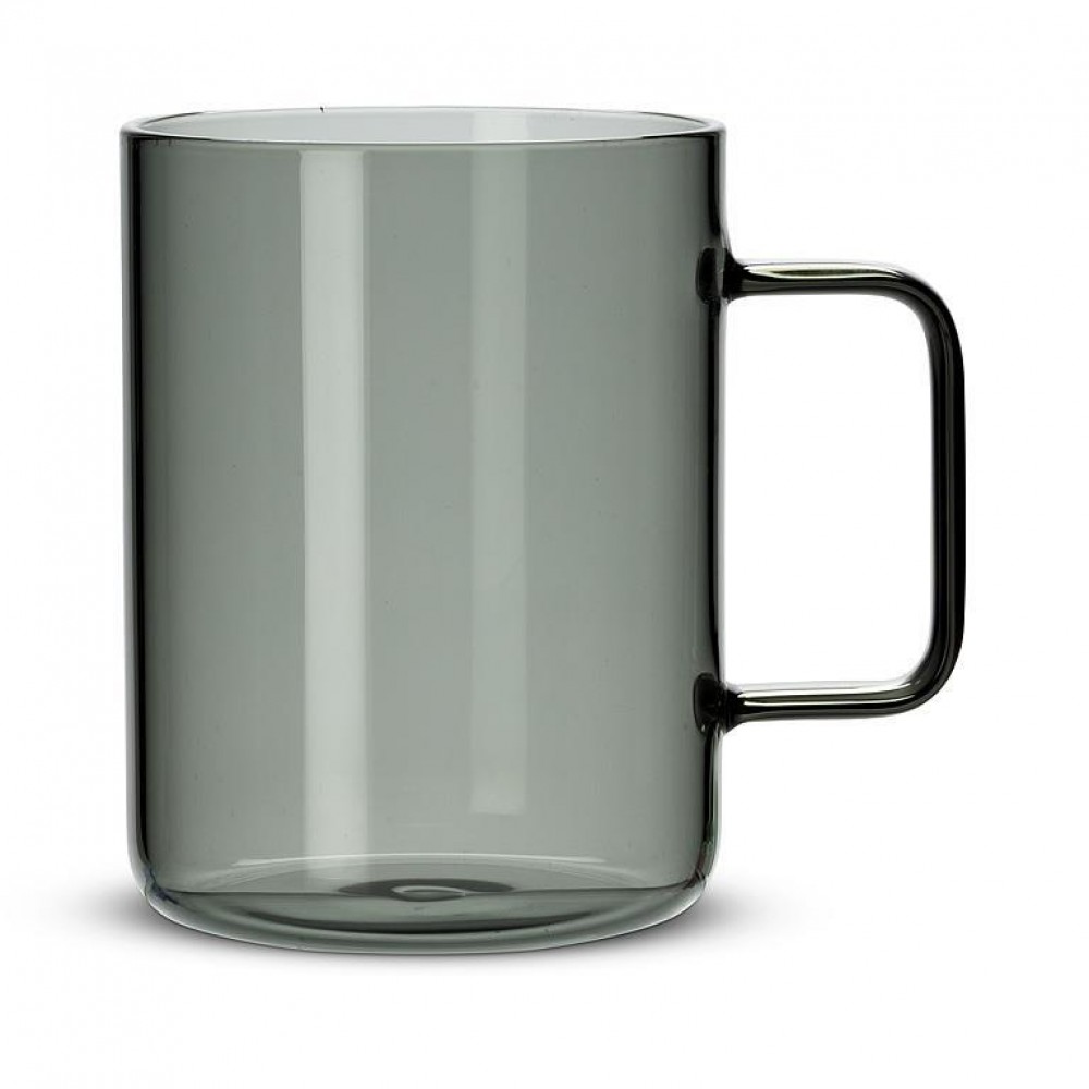Picture of MDR Trading AB-27-VIDRIO-129-SMOKE-Q01 16 oz Straight Sided Modern Mug, Smoke