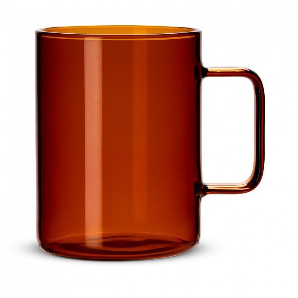Picture of MDR Trading AB-27-VIDRIO-129-AMBER-Q01 16 oz Straight Sided Modern Mug, Amber