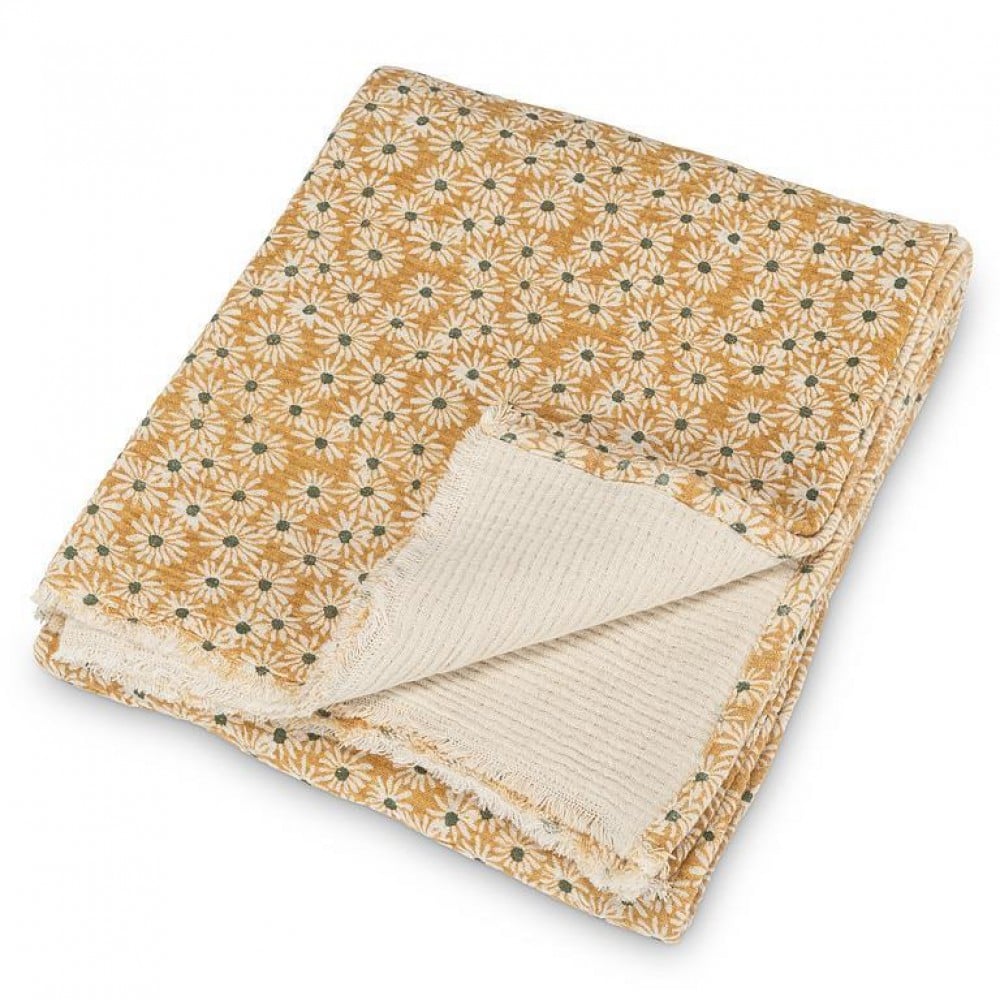 AB-95-ERICA-5060 50 x 60 in. Daisy Throw, Yellow