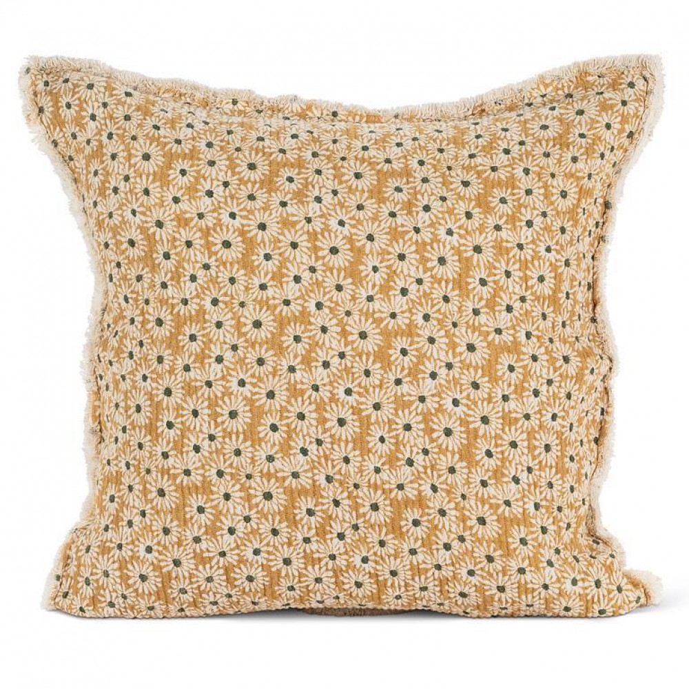 AB-95-ERICA-2020 20 in. Square Daisy Pillow, Yellow