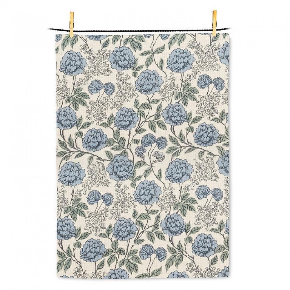 Picture of MDR Trading AB-95-EMMA-2028-Q01 20 x 28 in. Floral Tea Towel, Blue