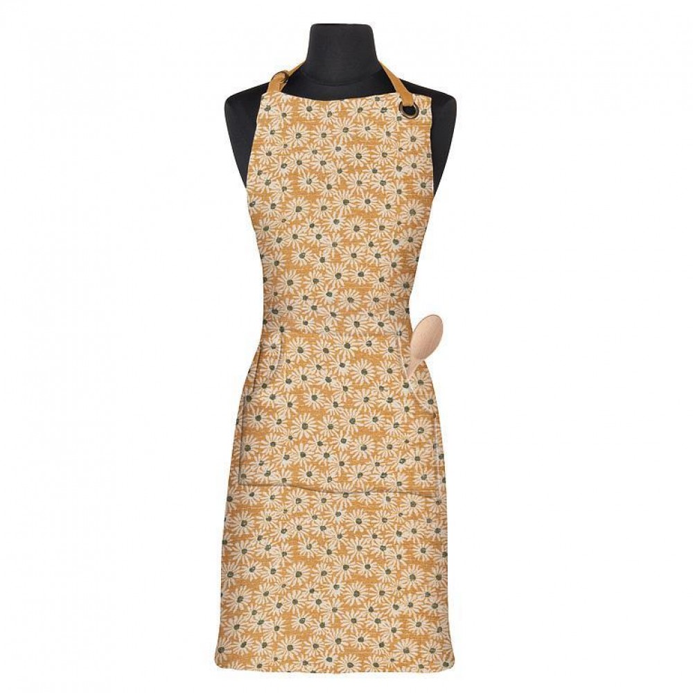 AB-95-ERICA-33 33 in. Daisy Apron, Yellow