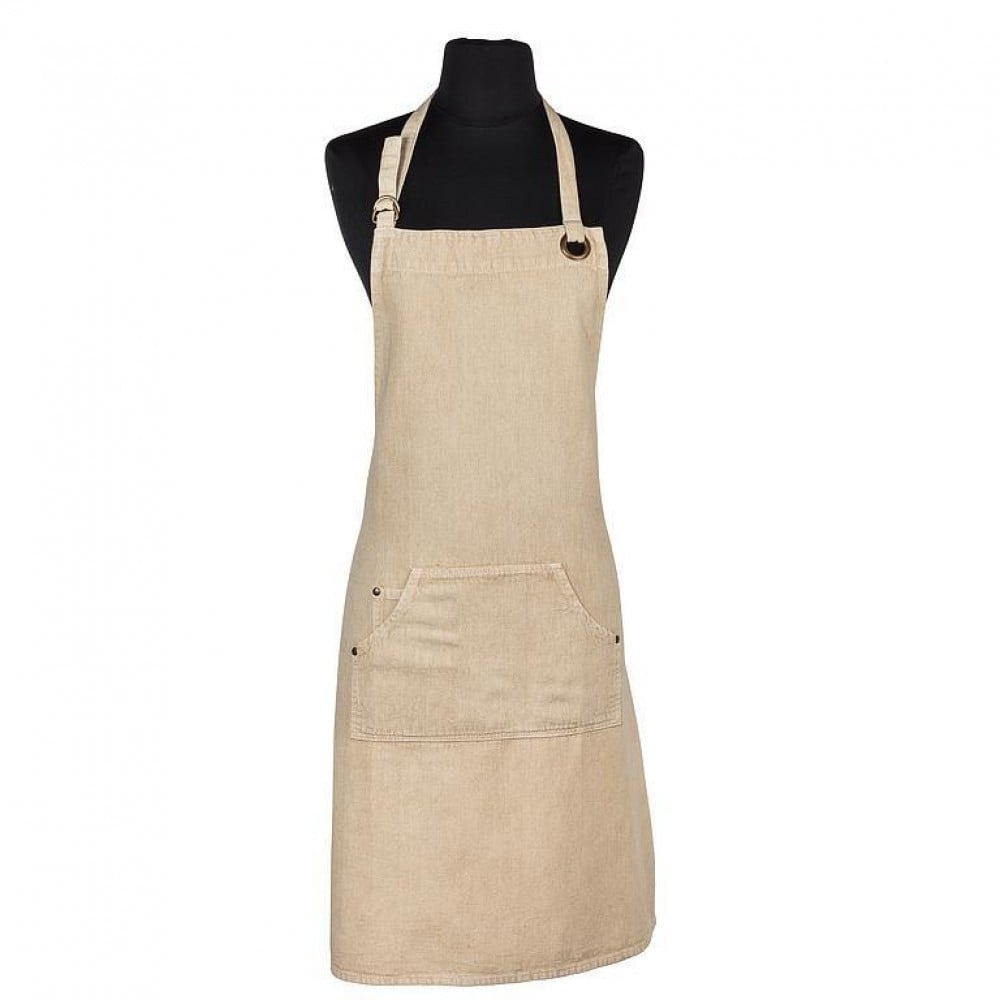 AB-95-MARTHA-31-TAN 31 in. All Purpose with Pocket Apron, Tan