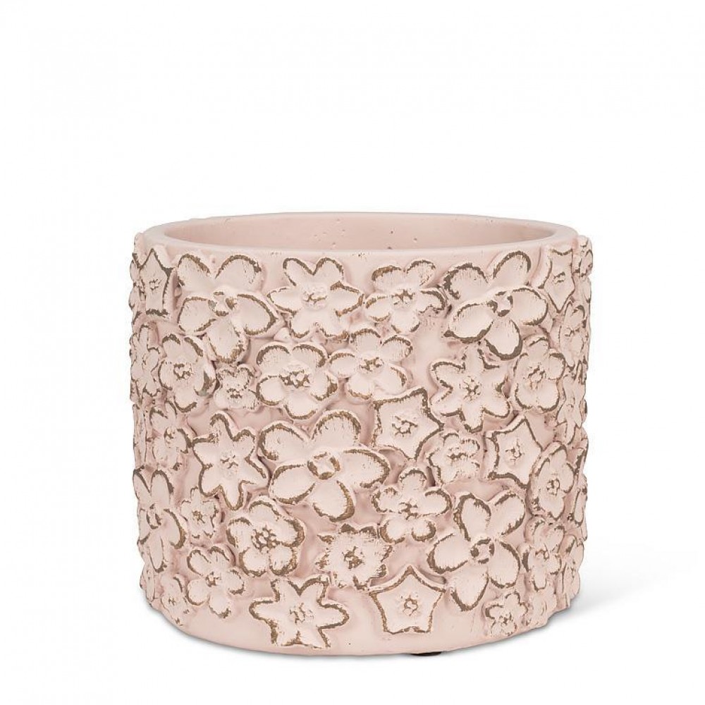 AB-27-FLOWER-606-MD 5.75 in. Medium Florette Planter, Pink