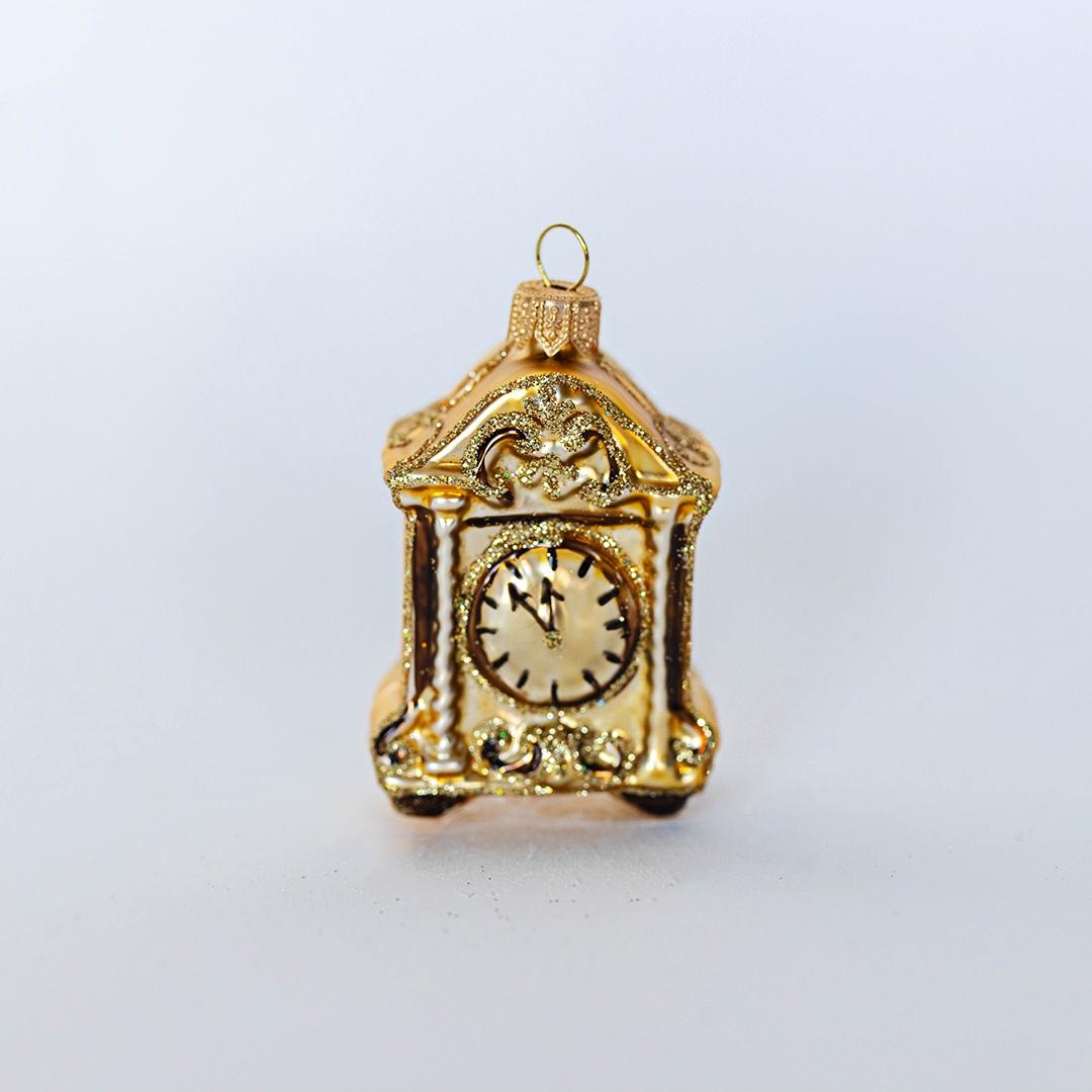 FP-RBL-045-G Old Fashioned Clock Ornament