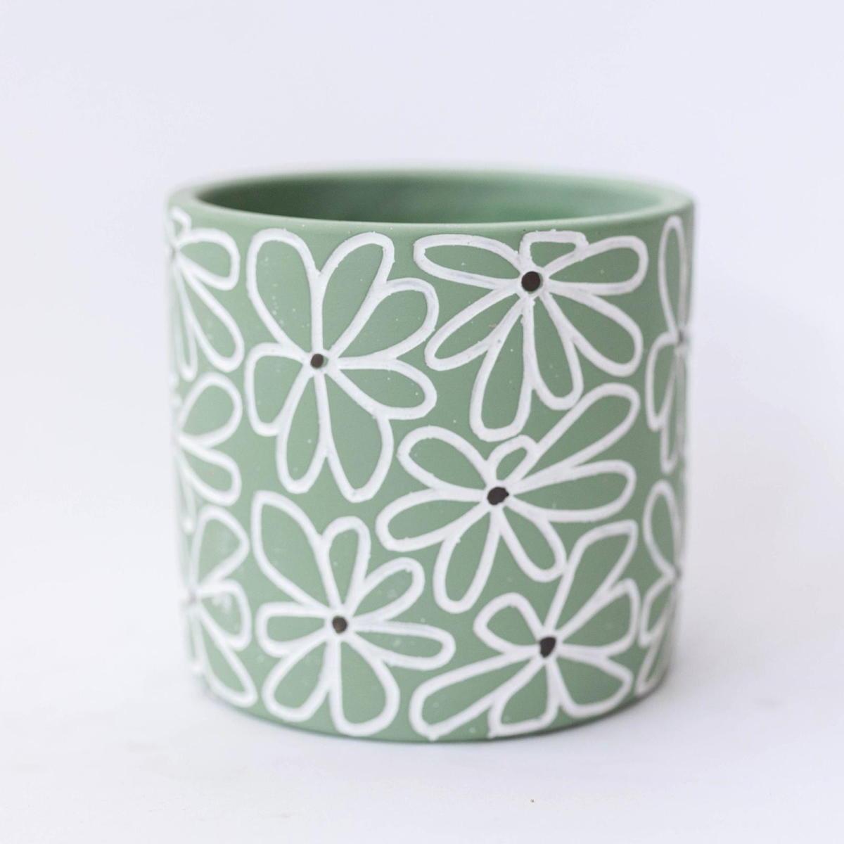 FP-CNP-384-G Daisy Print Flower Planter