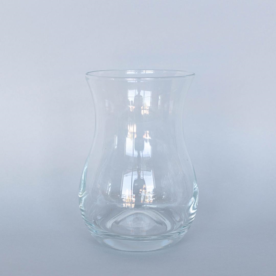 FP-DKL-010 Clear With A Classic Curved Shape Vase