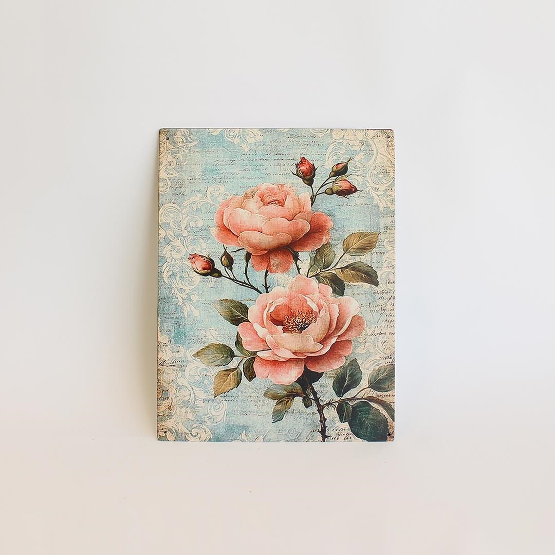 FP-MIN-495 Roses And Blooms Wall Decor