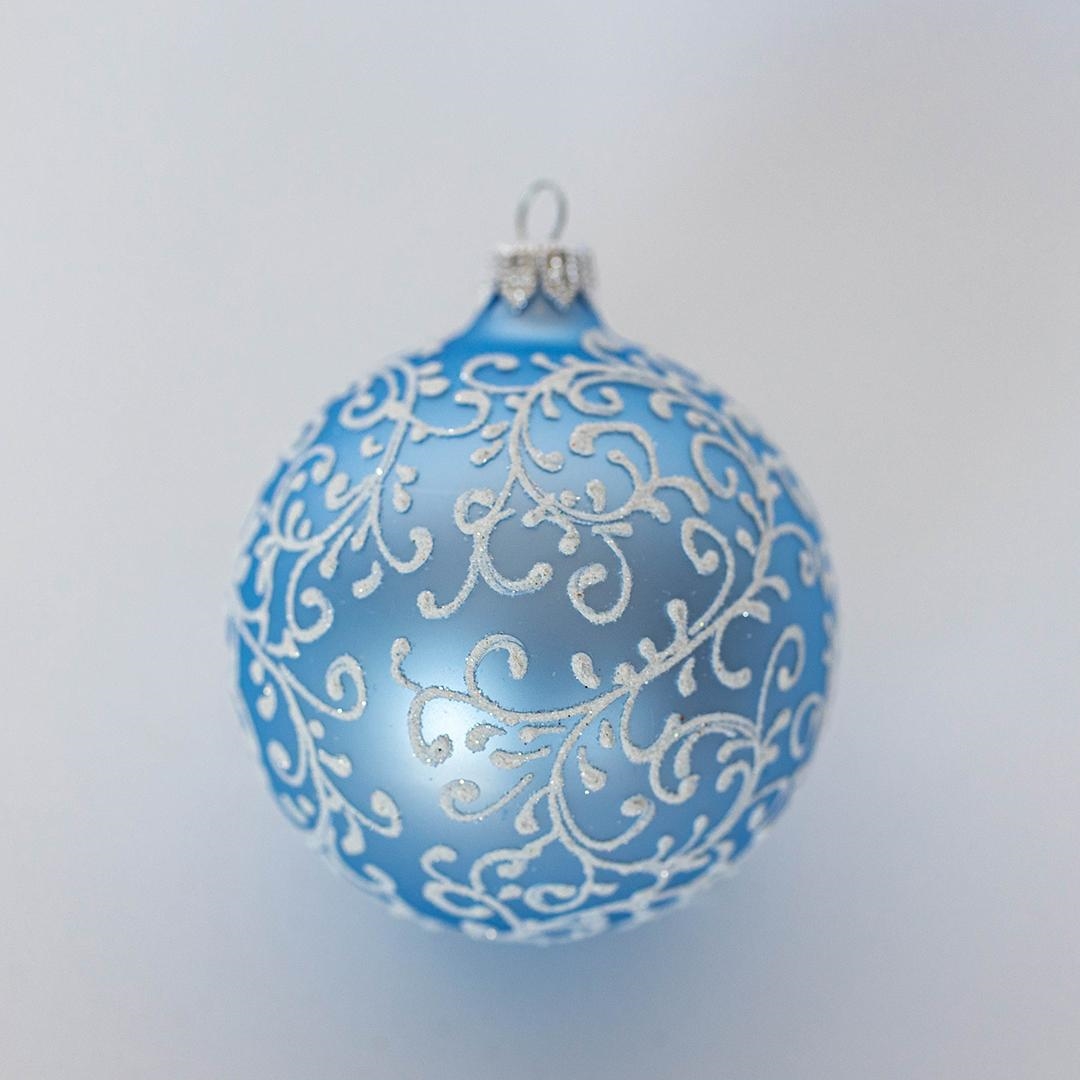 FP-RBL-013-B Filagree Pattern Ball Ornament