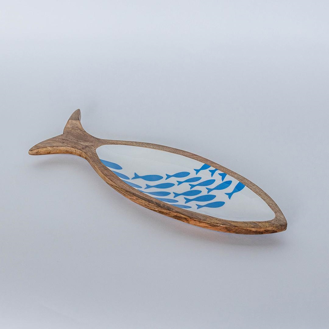 FP-ULCR-015-F School Of Fish On Fish Shape Tray