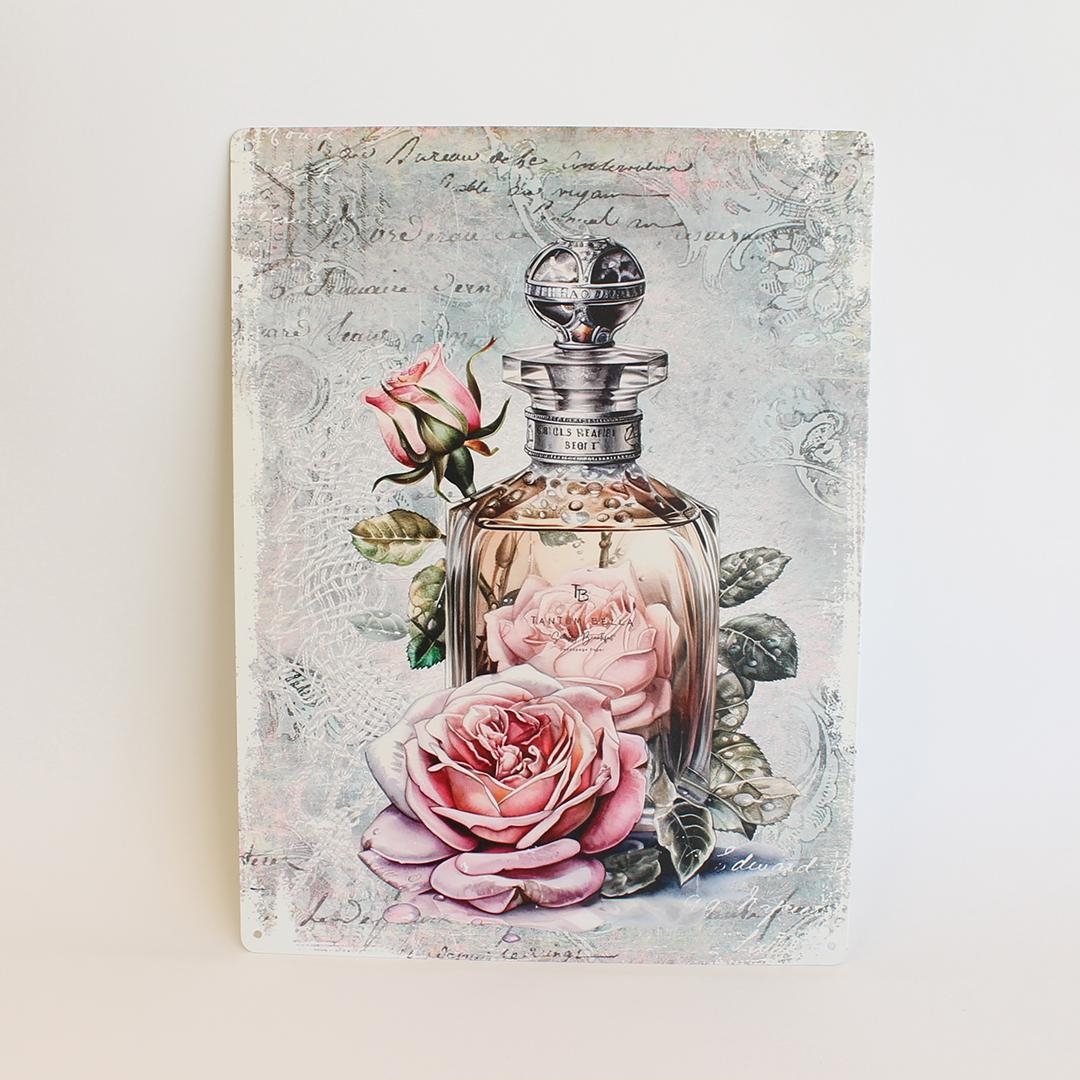 FP-MIN-535 Bottle Of Rose Perfume Wall Decor