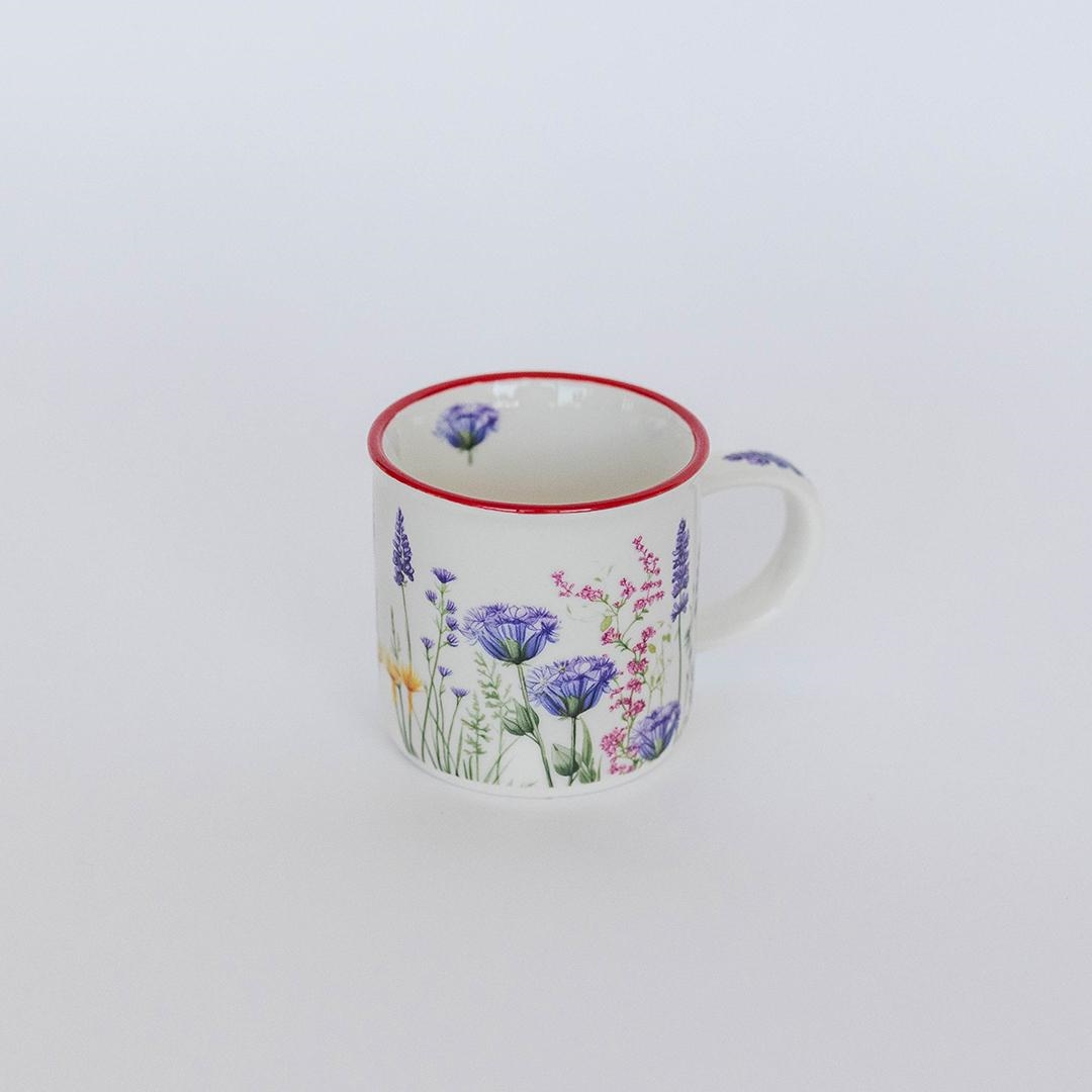 FP-ACR104 Purple Flowers In A Field Mug