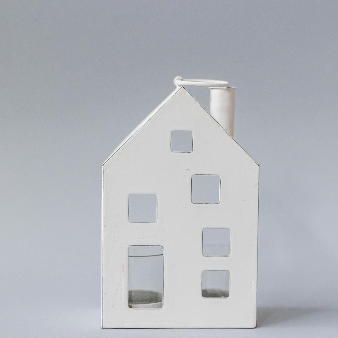 FP-HUS-571-L House Shape With 2 Votive Holders Candle Holder