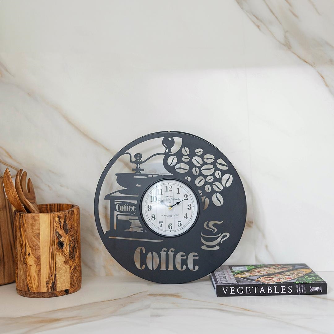 FP-MIN-391 Coffee Themed Wall Clock