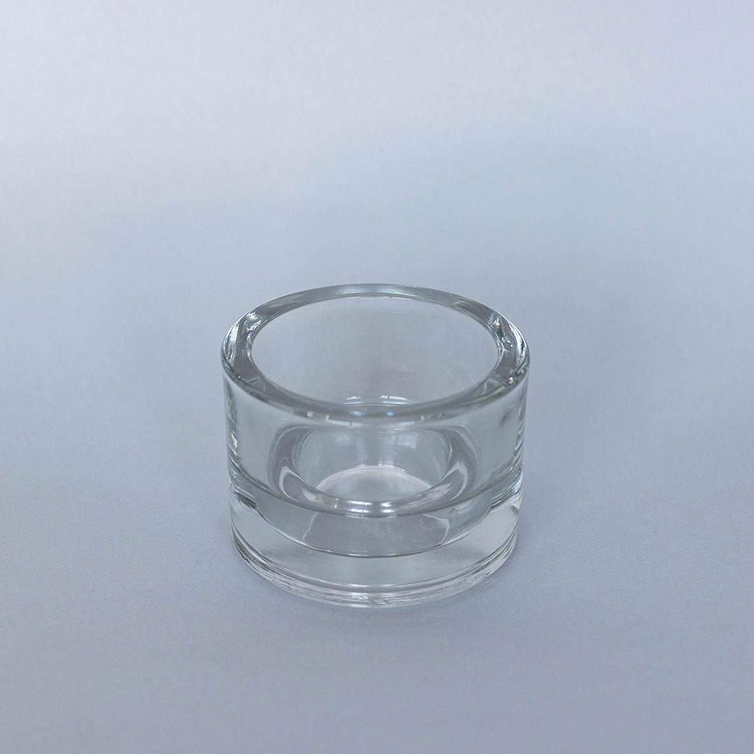 FP-DKL-015 Plain Clear Tealight Candle Holder